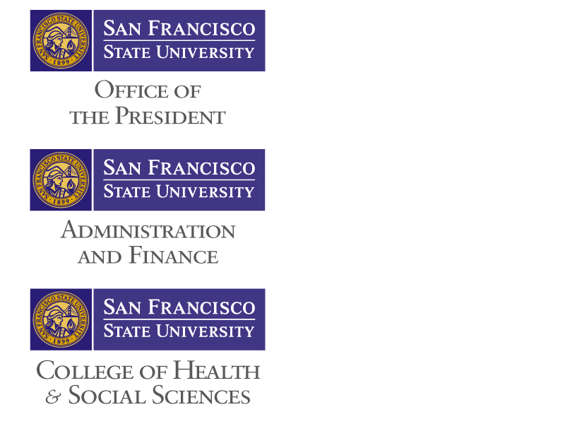 SF State logo brand extensions 